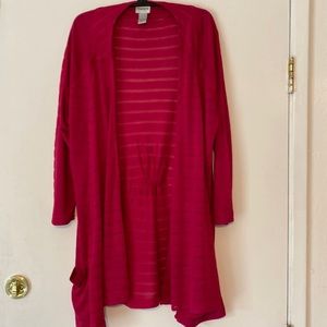 Chico’s ultra light dusty rose topper - size 1 (M)!
